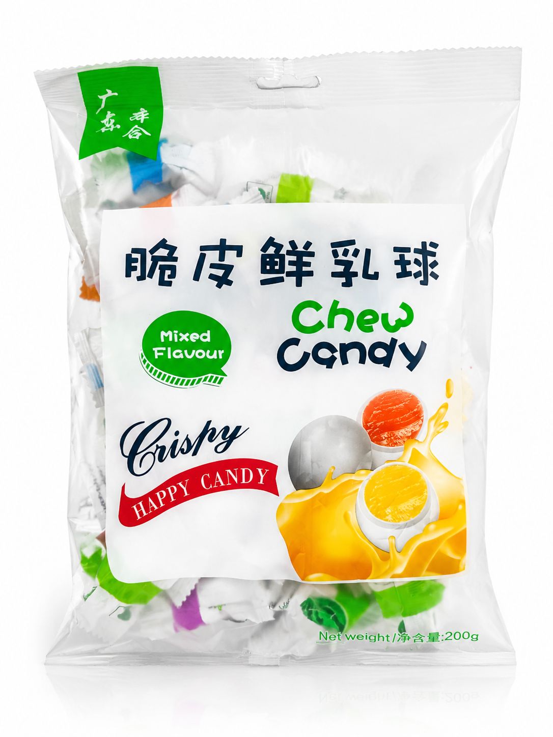 تافی هپی کندی میکس میوه ای  chew candy